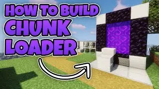 How To Build a Chunk Loader - Minecraft