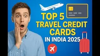 ✈️ Top 5 Best Travel Credit Cards in India 2025 – Free Flights, Hotels & Lounge Access! 💳🌍
