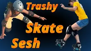 Trashy Roller Skate Sesh Staring Keri
