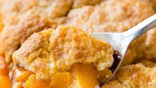 How to make simple Peach Cobbler