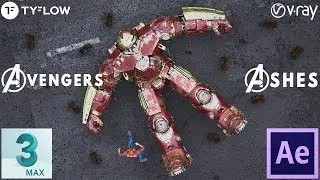 3ds Max, tyFlow & After Effects | Avengers Ashes