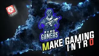 Make gaming logo intro 🔥 in Kinemaster new gaming channel intro by tech trend creation