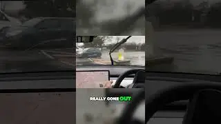 ⛈️ WILD Weather Makes Tesla ABORT! Adventurous Wet / Storm Drive Home