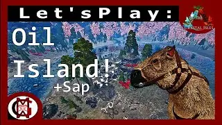 Ep. 3 Taming a Megatherium and Oil Island! Let's Play: Ark Crystal Isles