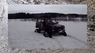 #183. Нива на гусеницах застряла в снегу [АВТО 4x4]