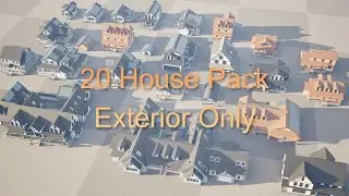 [UNREAL ENGINE] 20 House pack Exterior only - Available now!