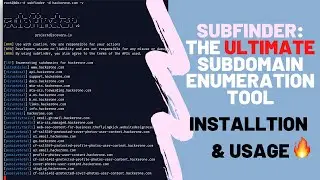 How to Install and Use Subfinder: The Ultimate Subdomain Enumeration Tool