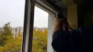 7 крепим окно
