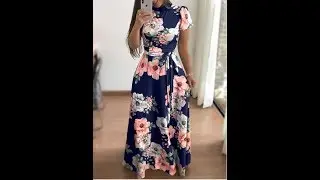 Летнее платье для полных