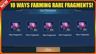10 WAYS FARMING INSTANT RARE SKIN FRAGMENTS  | MOBILE LEGENDS 2021