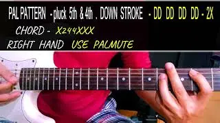 Avril Lavigne - Avalanche  EASY CHORDS  GUITAR TUTORIAL