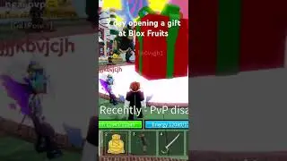 2 day opening a gift at Blox Fruits #roblox
