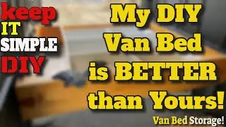 My Campervan Van Bed Storage Box Bed Is better than your bed!