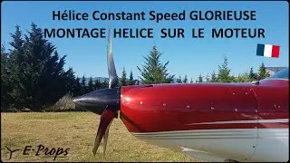 Hélice E-PROPS GLORIEUSE Constant Speed : MONTAGE sur moteurs ROTAX (Français)