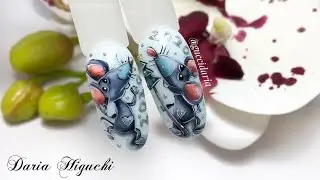 Мышки! Быстрый Дизайн Ногтей!