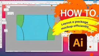 How to layout package mockups efficiently for print in Adobe® Illustrator® // Real life example