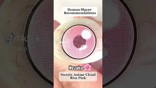 Demon Slayer Cosplay Contact Lens #demonslayer #hashira #kny #contactlenses #cosplay #uniqso #shorts