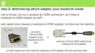 connecting a macbook to your tv - tutorial