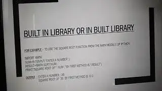 Library or Modules in Python | Import built in Library | Class XI & XII COMPUTER SCIENCE