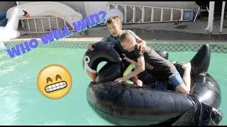 KING OF THE MOUNTAIN | Don't Fall off the FLOATY challenge!