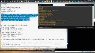 04. wan, lan, and dmz config in asdm, and cli