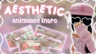 How to make an AESTHETIC Animated Roblox Intro on MOBILE! 🩷🌷 | Beginner Tutorial | itzzjui