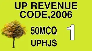 #MCQ#ON UP REVENUE CODE, 2006