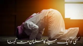 Kisi KO aik maah ka Musalman mat kehna || Ramzan status|| RJ Hadaya Tehseen || Sufi Official Pu
