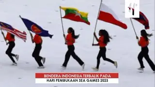 Momen Bendera Indonesia Terbalik di SEA Games 2023 Kamboja