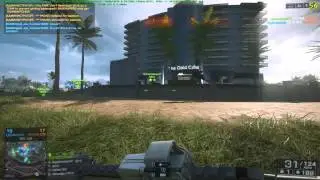 Battlefield 4 gameplay GeForce GTX460 + Core i7-2600K 64peoples