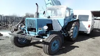 Complete Restoration of an Old MTZ 80 Tractor That Had Been Standing for a Long Time.