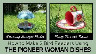 2 Bird Feeders made with 