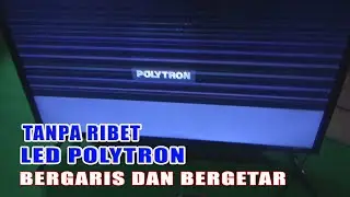 POLITRON LED GAMBAR BERGARIS DAN BERGETAR INI SOLUSINYA