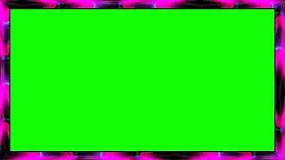 Borders Pack - Multicolor animation frame videos green screen