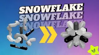 #3 PUZZLE - SNOWFLAKE PUZZLE - burr puzzle