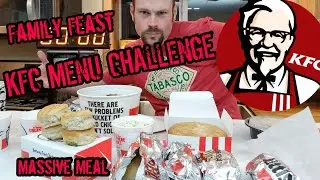 Out of my CLUCKING Mind |KFC menu challenge| Massive