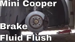 Mini Cooper Brake Inspection & Brake Fluid Flush