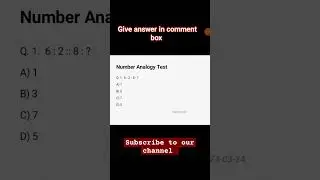 Number Analogy Test by Rajesh Sir #motivation #upsc #bpsc #rpfconstable2024 #rpsc #rrb