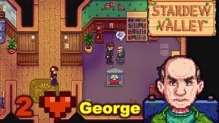 Stardew Valley - George two hearts event