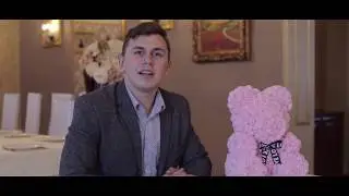 Мишка из роз своими руками