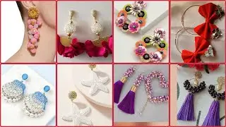 Beautiful Earing design to make look gorgeous 🥰/ Earing Design / Earing Design To Make At Home