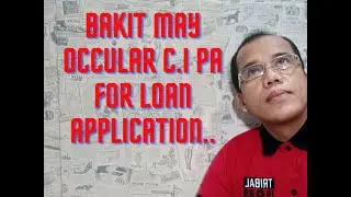 bakit may ocular ci pa for personal cash loan