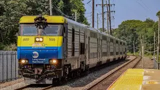 Montauk Branch: Post-4th of July rail action in Oakdale, NY