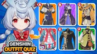 GENSHIN OUTFIT QUIZ 👘🕹️ GUESS THE CHARACTERS BY THEIR OUTFIT🔥⭐️ | GENSHIN IMPACT QUIZ