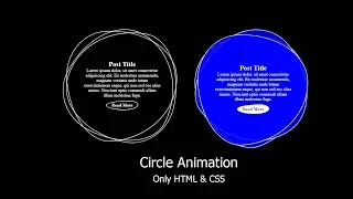 CSS3 Creative Div Box Design | circle Animation Effects CSS