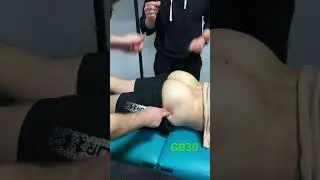Разметка под постановку иглы в точку жёлчного пузыря 30 от боли в пояснице!