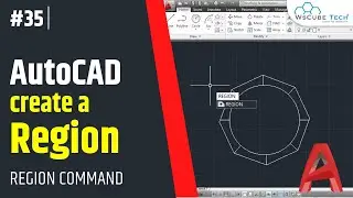 AutoCAD Region Command | How to create a Region in AutoCAD - AutoCAD Tutorial