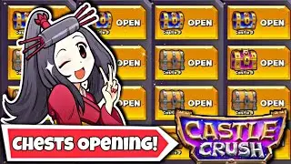 Mega chest opening 🔥 Castle crush