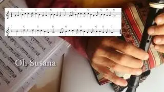 Oh Susana 09#sopranorecorder #easy #learning #music #songs