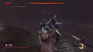 Sekiro faiblesse isshin ashina pétard+ double ichimonji